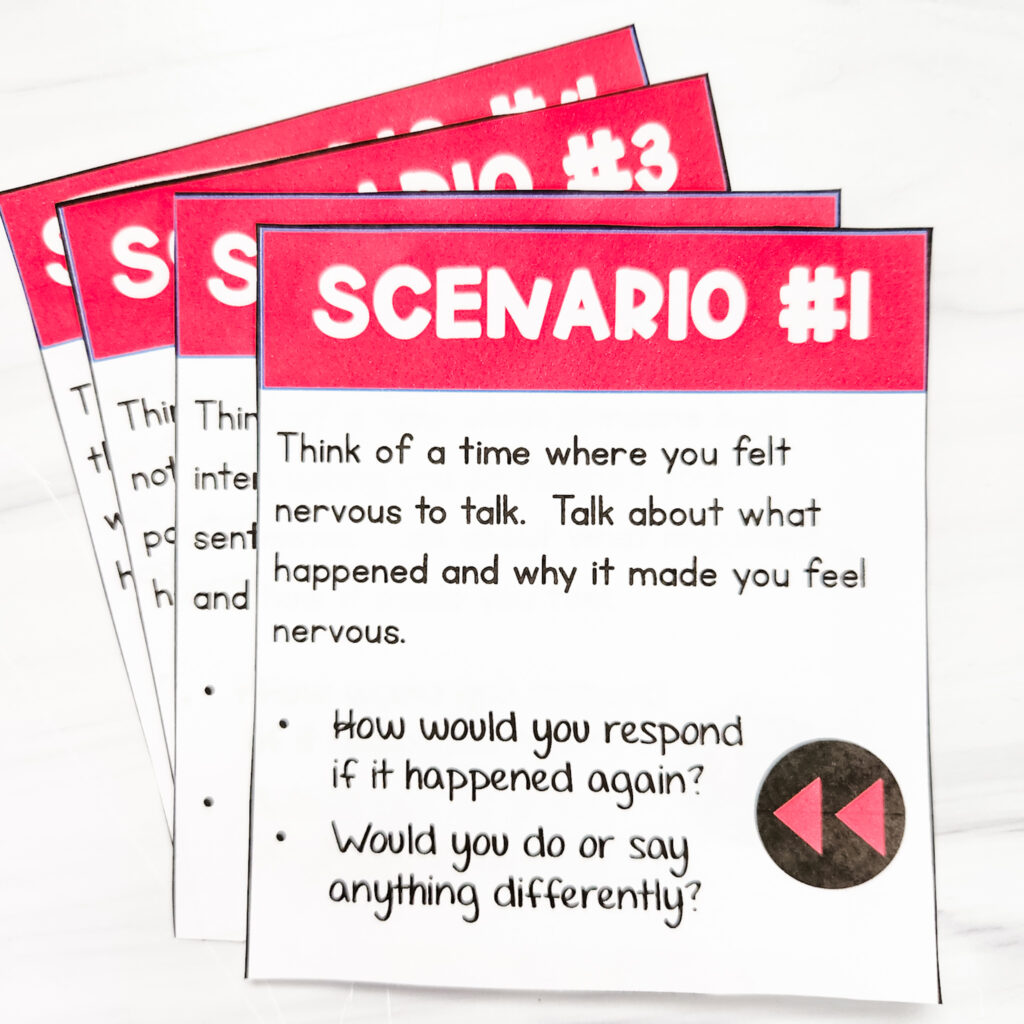 role playing activities for stuttering therapy