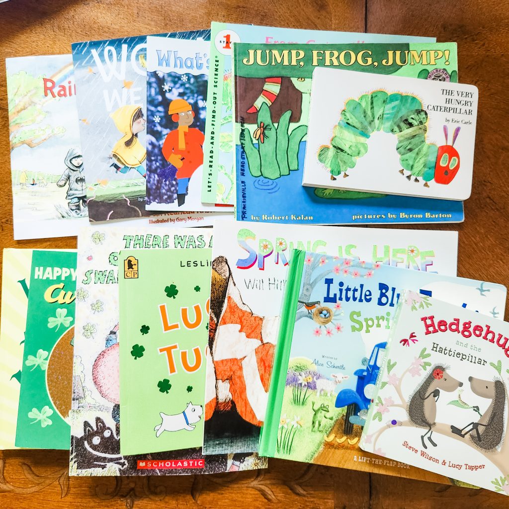 spring speech therapy book ideas