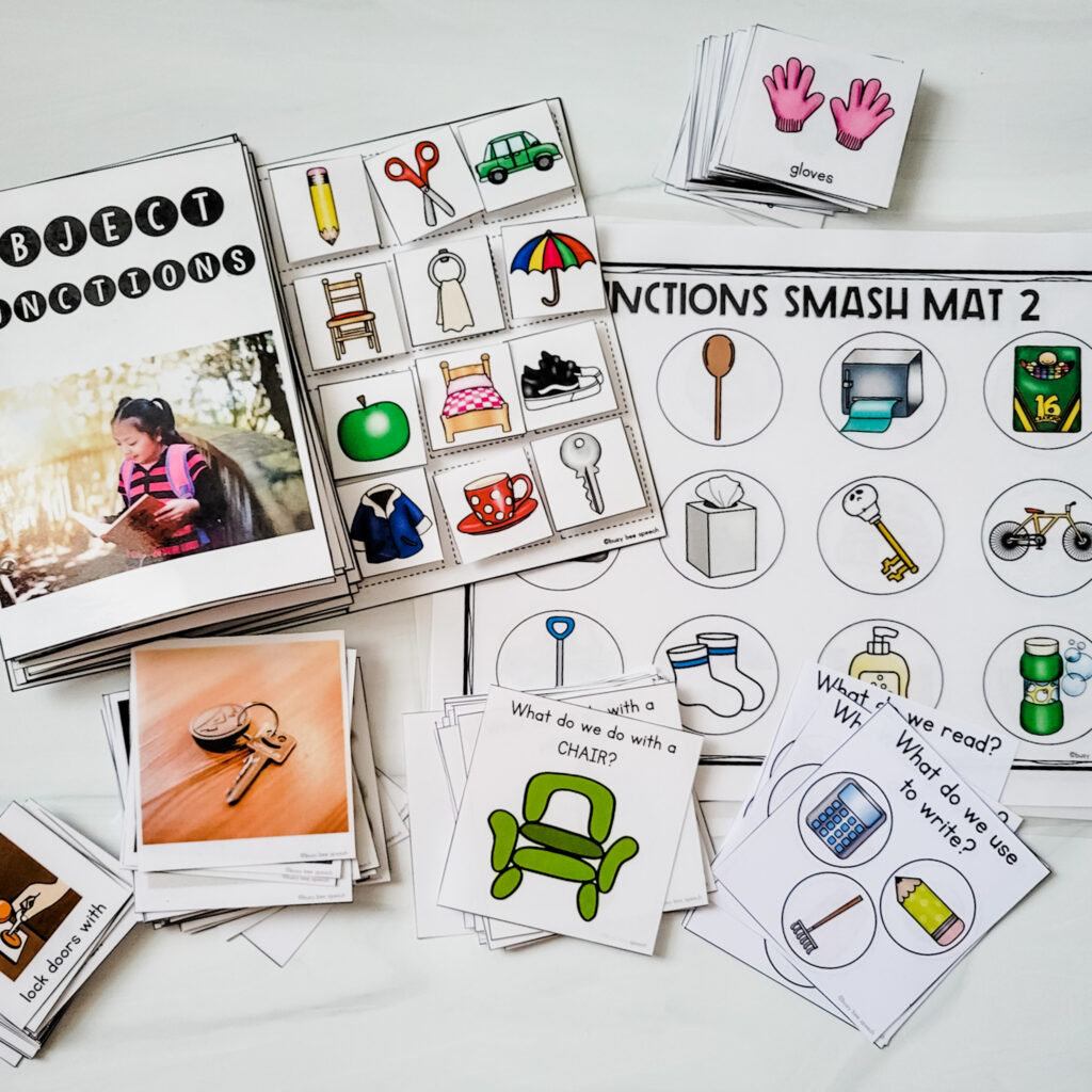 object functions product to use with preschool language