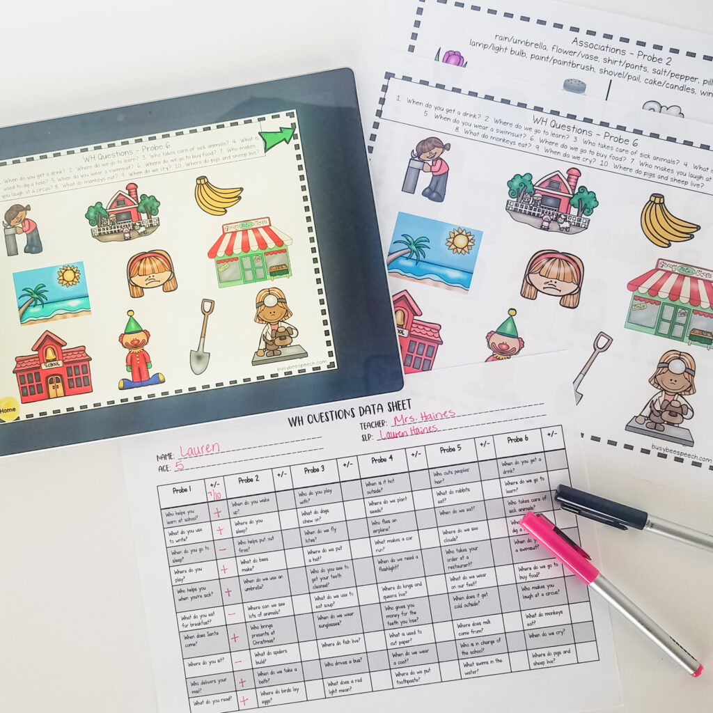 preschool data collection probes resource