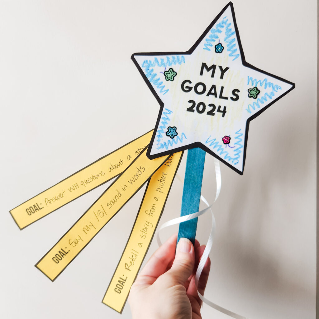 wishing star goal setting activity for students